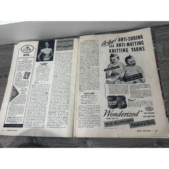 Smart Knitting 3rd Edition Pattern Book By Ruth Hatcher Paperback 1947 - Picture 4 of 6
